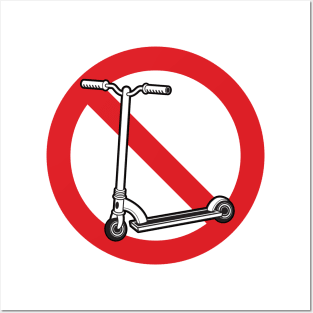 Scooter Free Zone Posters and Art